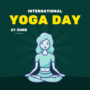 Green Illustrative Yoga Day Instagram Post 44